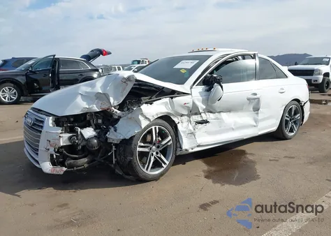 2018 Audi A4 2.0T Tech Ultra Premium/2.0T Ultra Premium from USA, damaged, VIN WAULMAF48JA105802